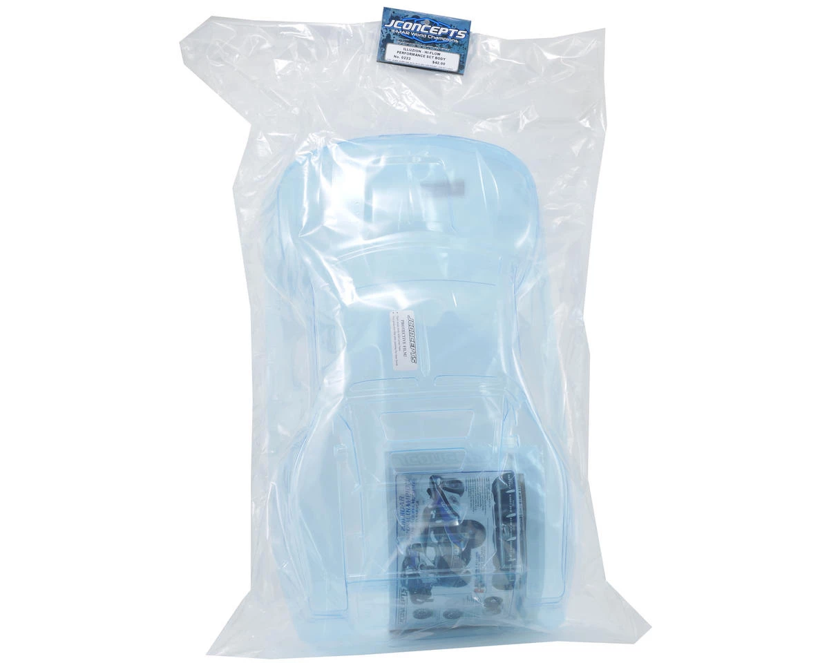 JConcepts Illuzion Hi Flow Short Course Body (Clear) One Size Fits Most 2 JConcepts Illuzion Hi Flow Short Course Body (Clear) One Size Fits Most - Image 2