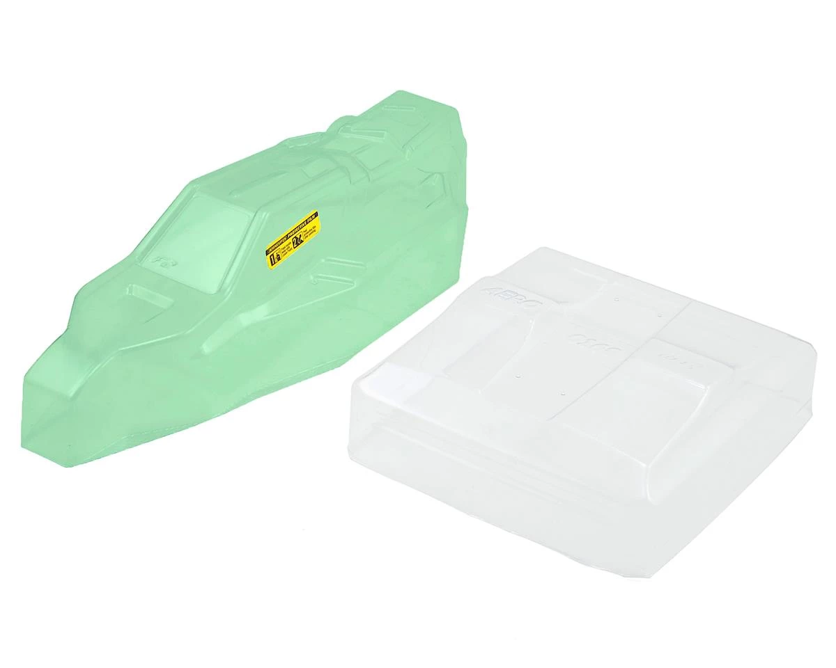 JConcepts B6/B6D "F2" Body w/6.5" Aero Wing (Clear) (Light Weight) 1 JConcepts B6/B6D "F2" Body w/6.5" Aero Wing (Clear) (Light Weight)