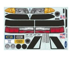 JConcepts 1991 Ford Mustang Fox Body Street Eliminator Drag Racing Body (Clear) -Deals JConcepts  Store jco0362 2