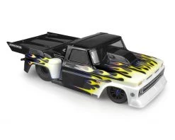 JConcepts 1966 Chevy C10 Step-Side Street Eliminator Drag Racing Body (Clear) -Deals JConcepts  Store jco0373 3