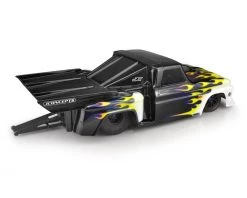 JConcepts 1966 Chevy C10 Step-Side Street Eliminator Drag Racing Body (Clear) -Deals JConcepts  Store jco0373 5