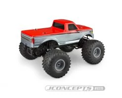 JConcepts Traxxas Stampede 1993 Ford F-250 Body w/Racerback & Sun Visor (Clear) -Deals JConcepts  Store jco0378 3