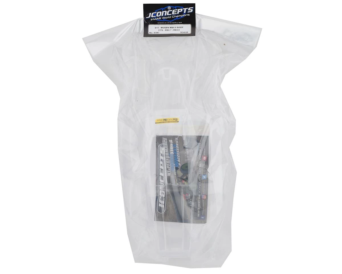 JConcepts Mugen MBX8 S15 1/8 Nitro Buggy Body (Clear) 2 JConcepts Mugen MBX8 S15 1/8 Nitro Buggy Body (Clear) - Image 2