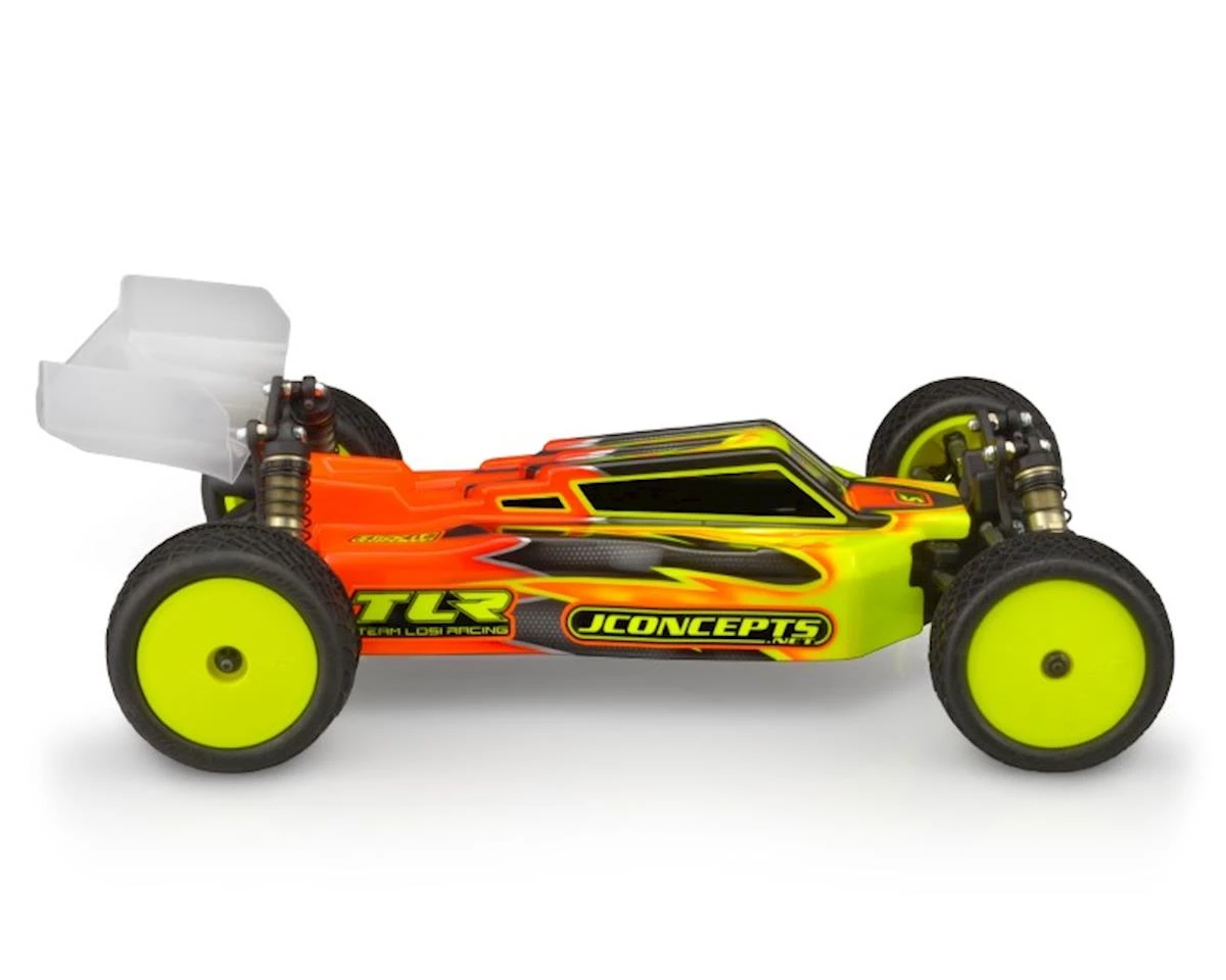 JConcepts 22X-4 "F2" 1/10 Buggy Body w/S-Type Wing (Clear) 2 JConcepts 22X-4 "F2" 1/10 Buggy Body w/S-Type Wing (Clear) - Image 2