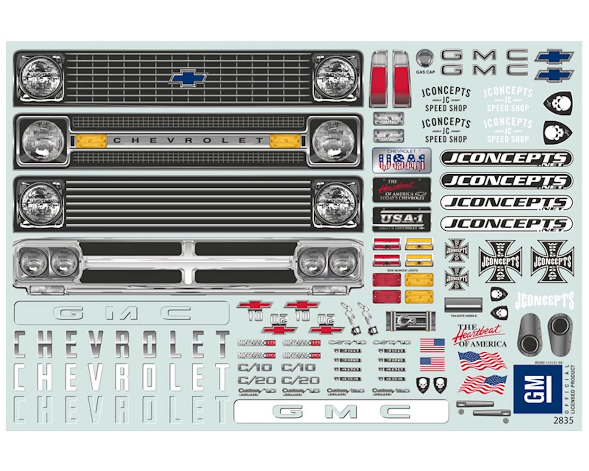 JConcepts 1970 Chevy C10 Rock Crawler Body (Clear) (12.3") 5 JConcepts 1970 Chevy C10 Rock Crawler Body (Clear) (12.3") - Image 5