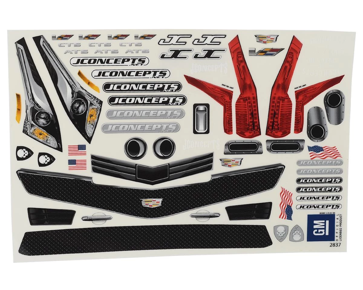 JConcepts 2019 Cadillac ATS-V Street Eliminator Drag Racing Body (Clear) 4 JConcepts 2019 Cadillac ATS-V Street Eliminator Drag Racing Body (Clear) - Image 4