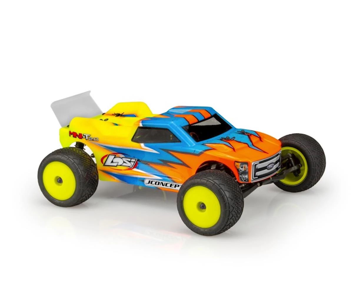 JConcepts Mini-T 2.0 "Finnisher" Body w/Rear Spoiler (Clear) 4 JConcepts Mini-T 2.0 "Finnisher" Body w/Rear Spoiler (Clear) - Image 4