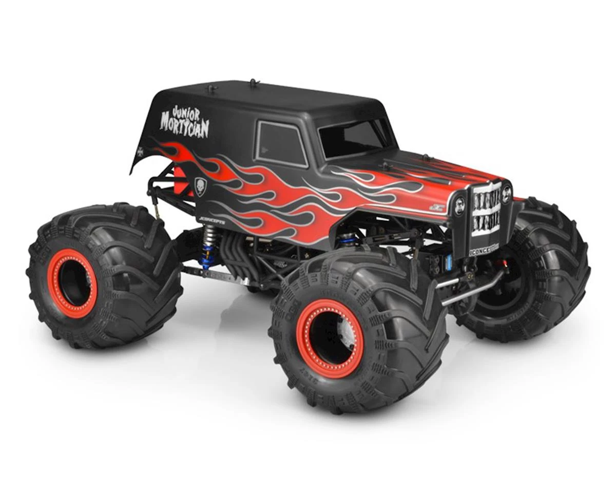 JConcepts Junior Mortician Monster Truck Body (Clear) (12.5") 1 JConcepts Junior Mortician Monster Truck Body (Clear) (12.5")