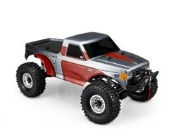 JConcepts Tucked 1989 Ford F-250 Scale Rock Crawler Body (Clear) (12.3")