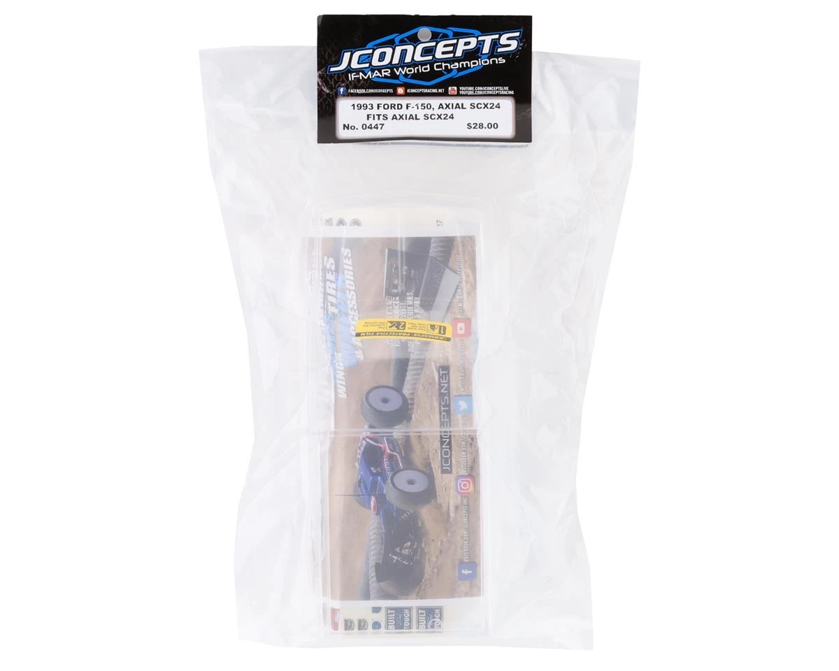 JConcepts Axial SCX24 1993 Ford F-150 Mini Crawler Body (Clear) 3 JConcepts Axial SCX24 1993 Ford F-150 Mini Crawler Body (Clear) - Image 3