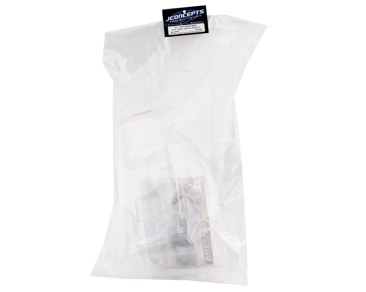 JConcepts F2 1/8 Truggy Body (Clear) 4 JConcepts F2 1/8 Truggy Body (Clear) - Image 4
