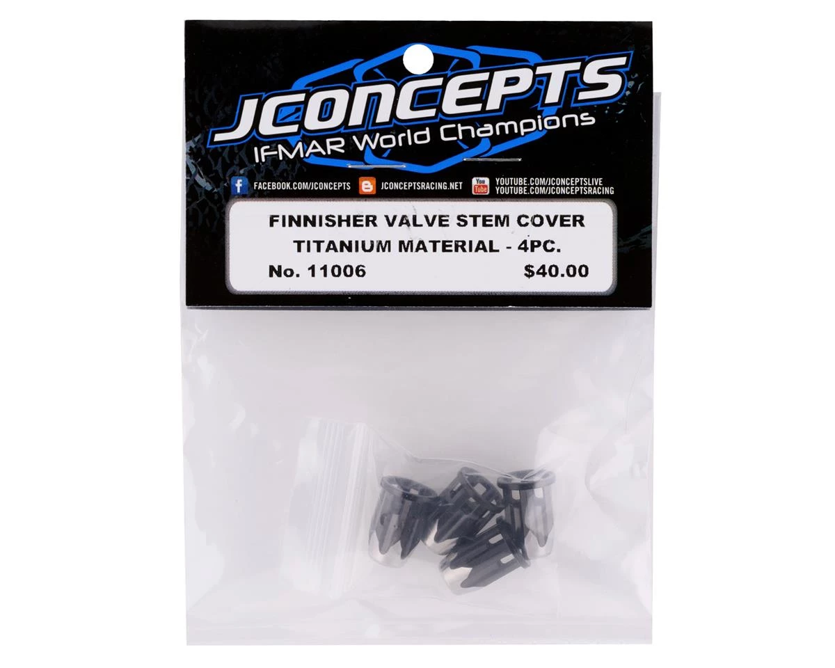JConcepts Finnisher Titanium Full-Size Value Stem Cover (4) 2 JConcepts Finnisher Titanium Full-Size Value Stem Cover (4) - Image 2