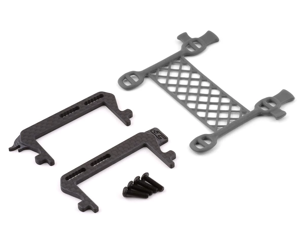 JConcepts B6.2 Cargo Net Battery Brace (Grey) 1 JConcepts B6.2 Cargo Net Battery Brace (Grey)