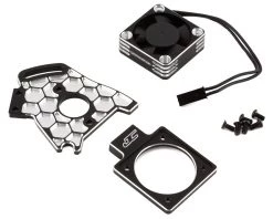 JConcepts Slash 4x4/Rustler 4x4 Aluminum Fan & Honeycomb Motor Plate Set