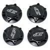 JConcepts Fin 17mm 1/8th Serrated Light Weight Wheel Nut (Black) (4)