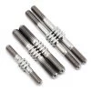 JConcepts RC8B3 Fin Titanium Turnbuckle Set (5) (Silver)