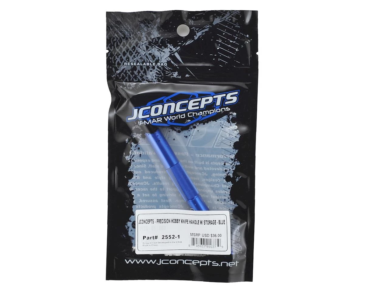 JConcepts Precision Hobby Knife Handle w/Storage (Blue) 4 JConcepts Precision Hobby Knife Handle w/Storage (Blue) - Image 4