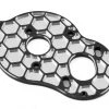 JConcepts Associated B6 'Honeycomb' 3 Gear Standup Motor Plate (Black)