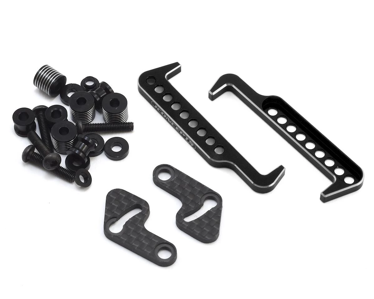 JConcepts B6.1 Swing Operated Battery Retainer Set (Black) 1 JConcepts B6.1 Swing Operated Battery Retainer Set (Black)