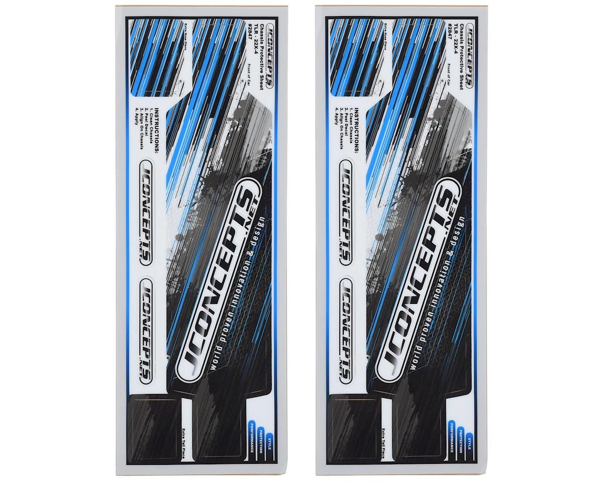 JConcepts Losi 22X-4 Precut Chassis Protective Sheet (2) 1 JConcepts Losi 22X-4 Precut Chassis Protective Sheet (2)