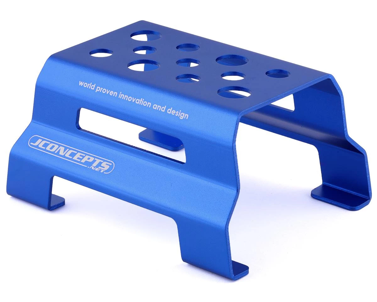 JConcepts Metal Car Stand (Blue) 1 JConcepts Metal Car Stand (Blue)