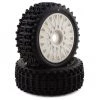 JConcepts Magma Pre-Mounted 1/8 Buggy Tires w/Cheetah Wheel (White) (2) (Yellow)