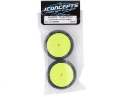 JConcepts Swaggers 2.2" Pre-Mounted 2WD Front Buggy Carpet Tires (Yellow) (2) (Pink) w/12mm Hex -Deals JConcepts  Store jco3137 201011 2