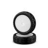 JConcepts Swagger 2.2" Mounted 4WD Front Buggy Carpet Tires (White) (2) (Pink) w/12mm Hex