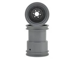 JConcepts Tribute 2.6x3.6" Monster Truck Wheel (Silver) (2)