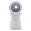 JConcepts Tribute 2.6 x 3.6" Monster Truck Wheel (White) (2)
