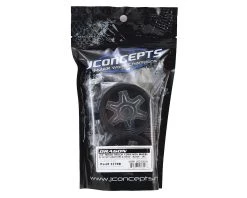 JConcepts 12mm Hex Dragon 2.6" Mega Truck Wheel w/Offset Adapters (Black) (2) -Deals JConcepts  Store jco3379b 3