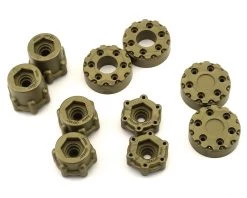 JConcepts Krimson Dually 2.6" Dual Truck Wheels (Olive/Gold) (2) w/Adaptors & Covers -Deals JConcepts  Store jco3388g 2