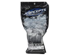 JConcepts Krimson Dually 2.6" Dual Truck Wheels (Grey/Silver) (2) w/Adaptors & Covers -Deals JConcepts  Store jco3388s 4