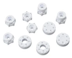 JConcepts Krimson Dually 2.6" Dual Truck Wheels w/Adaptors & Covers (White) (2) -Deals JConcepts  Store jco3388w 2
