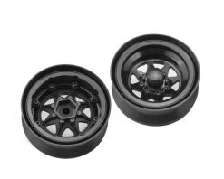 JConcepts Colt 1.9" Beadlock Crawler Wheel w/Cap (Black) (2)