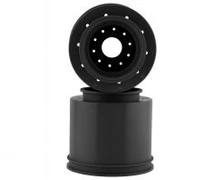 JConcepts Aggressor 2.6x3.6" Monster Truck Wheel (Black) (2) w/17mm Hex