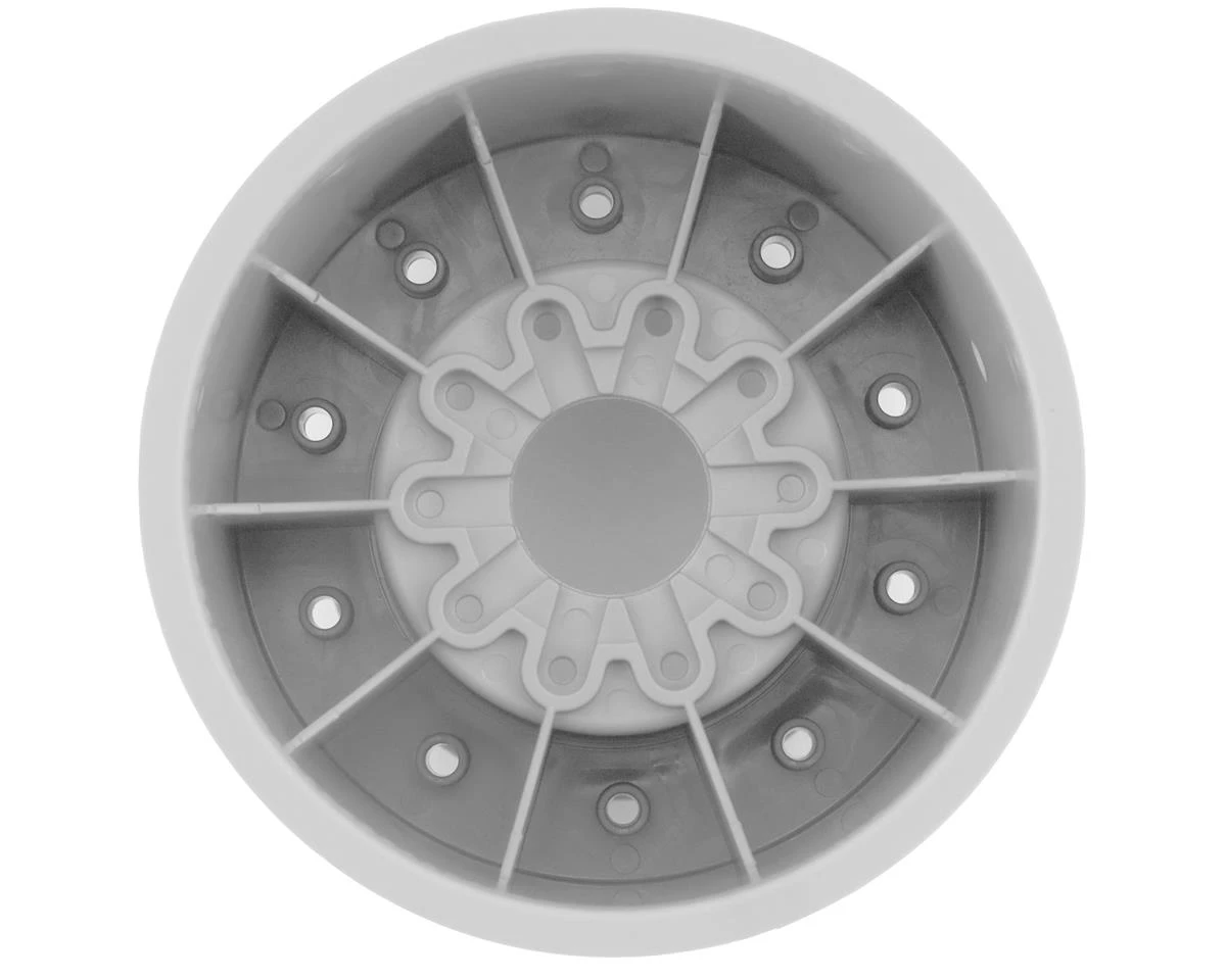 JConcepts Aggressor 2.6x3.6" Monster Truck Wheel (White) (2) w/17mm Hex 2 JConcepts Aggressor 2.6x3.6" Monster Truck Wheel (White) (2) w/17mm Hex - Image 2