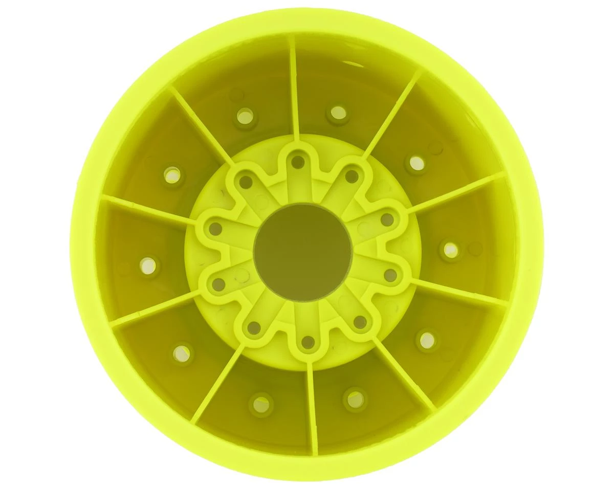 JConcepts Aggressor 2.6x3.6" Monster Truck Wheel (Yellow) (2) w/17mm Hex 2 JConcepts Aggressor 2.6x3.6" Monster Truck Wheel (Yellow) (2) w/17mm Hex - Image 2