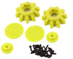 JConcepts Aggressor 2.6x3.6" Monster Truck Wheel (Yellow) (2) w/17mm Hex 6 JConcepts Aggressor 2.6x3.6" Monster Truck Wheel (Yellow) (2) w/17mm Hex -Deals JConcepts Store jco3414y 2
