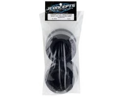 JConcepts Aggressor 2.6x3.8" Monster Truck Wheel (Black) (2) w/17mm Hex -Deals JConcepts  Store jco3423b 3