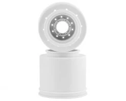 JConcepts Aggressor 2.6x3.8" Monster Truck Wheel (White) (2) w/17mm Hex