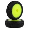 JConcepts Mini-B Ellipse Pre-Mounted Front Tires (Yellow) (2) (Green)
