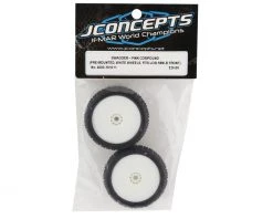 JConcepts Mini-B Swagger Pre-Mounted Front Tires (White) (2) (Pink) -Deals JConcepts  Store jco4003 101011 2