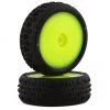 JConcepts Mini-B Swagger Pre-Mounted Front Tires (Yellow) (2) (Pink)
