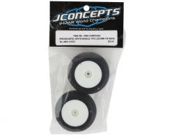 JConcepts Mini-B/Mini-T 2.0 Twin Pin Pre-Mounted Rear Tires (White) (2) (Pink) -Deals JConcepts  Store jco4005 101021 2