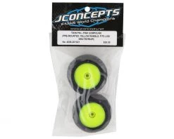 JConcepts Mini-B/Mini-T 2.0 Twin Pin Pre-Mounted Rear Tires (Yellow) (2) (Pink) -Deals JConcepts  Store jco4005 201021 2