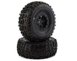 JConcepts Traxxas UDR Pre-Mounted Landmines Tires w/Tremor Wheels (Black) (2) (Yellow) w/12mm Hex