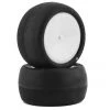 JConcepts Smoothie 2 2.2" Pre-Mounted Rear Buggy Tires (White) (2) (Silver) w/12mm Hex