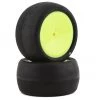 JConcepts Smoothie 2 2.2" Pre-Mounted Rear Buggy Tires (Yellow) (2) (Silver) w/12mm Hex